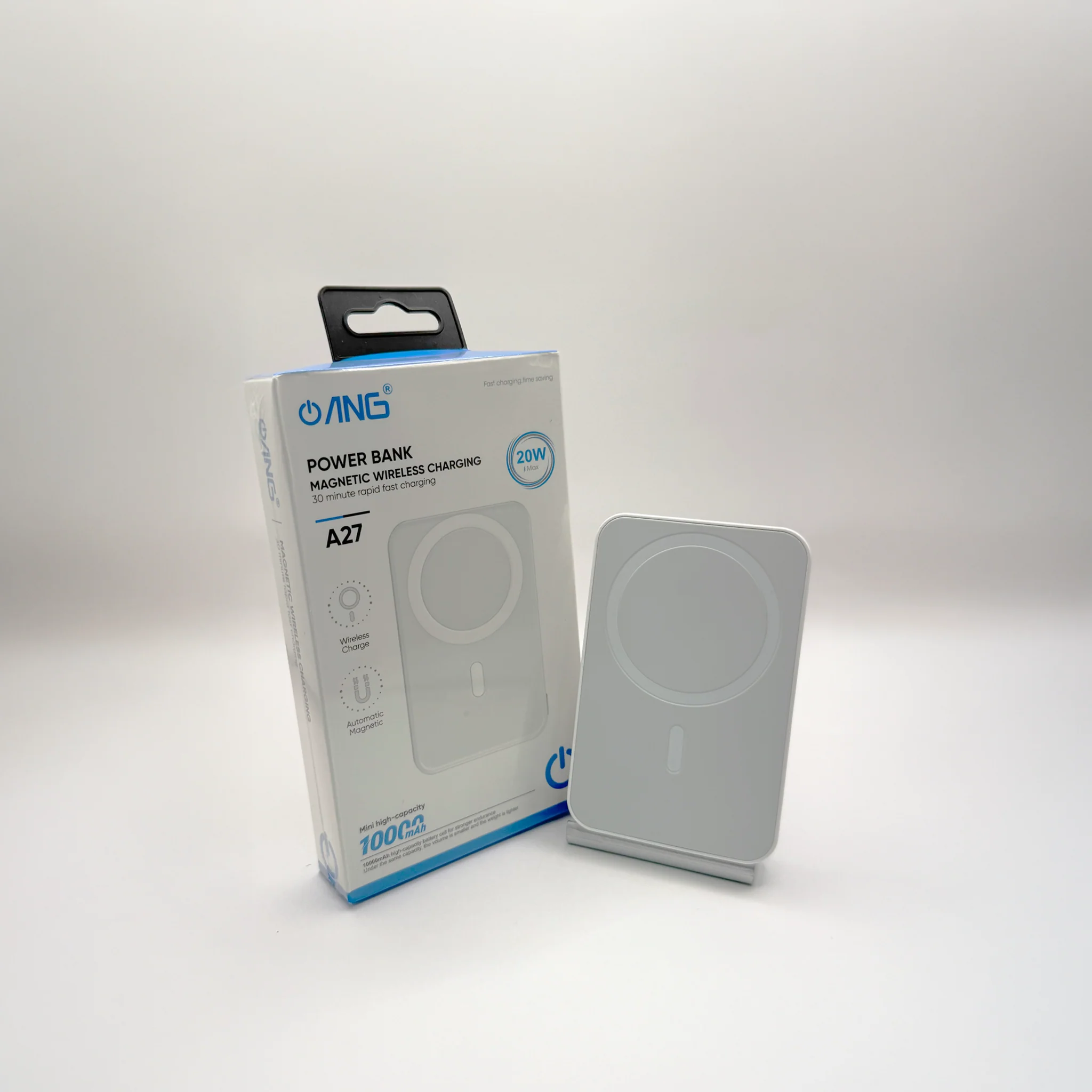 ang a27 magsafe magnetic wireless charging 20w power bank 10000mah