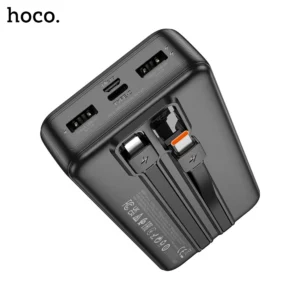 hoco j118a speed energy power bank with built in charging cables – 20000mah