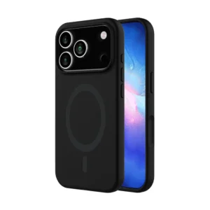 silicone magsafe case for iphone 17 pro black color