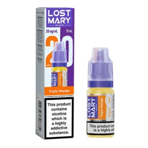 lost mary nic salt triple mango 10ml e liquid