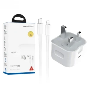 ang tc76a pd 35w usb c adaptor with usb c to lightning cable – premium packing